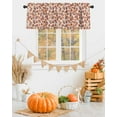 thumbnail image 2 of Valances for Windows Fall Rod Pocket Cafe Window Treatments Valance Curtains for Kitchen Bathroom Laundry Basement Windows 60"x14", 2 of 6