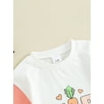 thumbnail image 5 of Jxzom Newborn Infant Baby Boy Girl My First Easter Outfit 3 6 12 18 Months Bunny Carrot Romper Long Sleeve Crewneck Sweatshirt Bodysuit, 5 of 8
