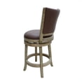 thumbnail image 2 of Bowery Hill 24" Swivel Stool in Weathered White, 2 of 2