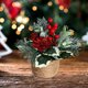 thumbnail image 4 of Decoraciones de Árbol de Navidad Decoración de Planta de Bayas Artificiales de Navidad Árbol de Navidad Escena de Decoración de Navidad Sala de Estar Escritorio Decoración de Dormitorio, 4 of 6