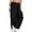 A-Black1099, variant on Women's Elastic Band Wide Leg Pants Flowy Fit Outdoor Walk Long Trouser