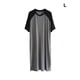 thumbnail image 2 of Camisón de algodón Sonducket para hombre pijama ligero Negro/Gris Oscuro L, 2 of 6