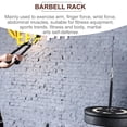 thumbnail image 3 of ifundom Weight Storage Rack Barbell Bracket High-grade Steel 1Pack, 3 of 8