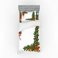 thumbnail image 2 of Ambesonne Christmas Bedding Set 4 Pcs, Tree Objects, Queen, Multicolor, 2 of 3