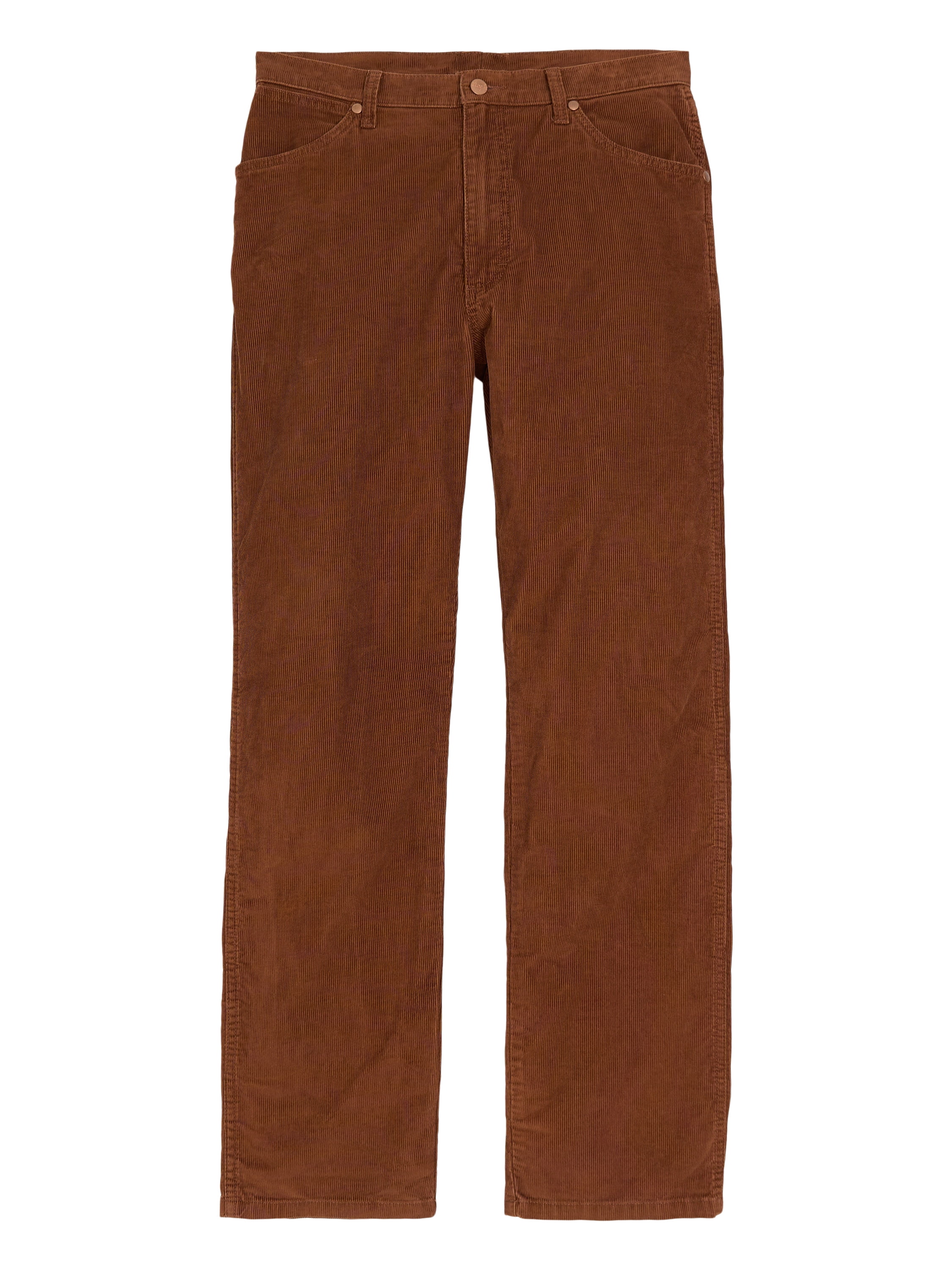 Wrangler® x Stranger Things® 13MWZ Cowboy Cut Corduroy Pant in Upside Down Brown, Sizes 30x32-38x34