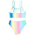 thumbnail image 3 of BULLPIANO 7-14T Child Girls 2 Piece Bikini Set Swimsuit Bathing Suit/Tie-Dye, 3 of 9