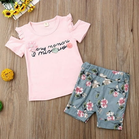

Fashion Toddler Kids Baby Girls Cotton Tops T-shirt Dress Skirt Outfits Clothes