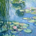 thumbnail image 6 of WYYP Water Lilies Lily Pads Pond Round Tablecloth - Full Width Single-Sided Printing 100% Polyester Fiber Outdoor Fitted White, 6 of 8