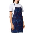 thumbnail image 4 of Sikiie Blue Firework Aprons for Kitchen Cooking Aprons, Chef Apron for Men Women Chef, 4 of 7