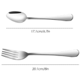 thumbnail image 2 of 24, Stainless Steel Dinner Forks and Spoons, Find Top Heavy-Duty Forks (8 Inch) and Spoons (7 Inch) Cutlery Set, 2 of 5