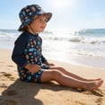 thumbnail image 7 of WAYUTE Baby Boy Swimsuit Animal Printed Rash Guard Sun Protection Long Sleeve Bathing Suit 2 Piece for Kids Summer Vacation, 7 of 7