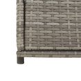 thumbnail image 4 of vidaXL Garden Storage Cabinet Grey 105x55x113 cm Poly Rattan, 4 of 5