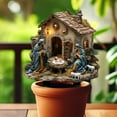 thumbnail image 3 of CxhicLuv Newborn Baby Garden Decoration, LED Nativity Scene with Ground Plug, Religious Christmas Outdoor Decor, Illuminating Christmas Decorations for Yard & Patio, Holiday Garden Decor, 3 of 5