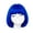 Blue, variant on Dark Purple Short Straight Bob Wig With Bangs For Daily Party Anime Costume