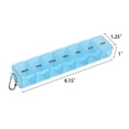 thumbnail image 4 of Clearance! Weekly Pill Organizer 2-Pack, JATOK Weekly Pill Box, Pill Case, Medicine Organizer for Vitamins, Fish Oils or Supplements, 4 of 7