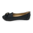 thumbnail image 4 of Victoria K Women's Dot Cut Out Front With Embossed Bow Ballerina Flats, 4 of 5