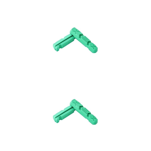 Soidarity 1 par de pastillas de freno, ruedas resistentes al desgaste, abrazadera de parada, accesorios de ciclismo profesional, almohadillas de Verde 2piezas