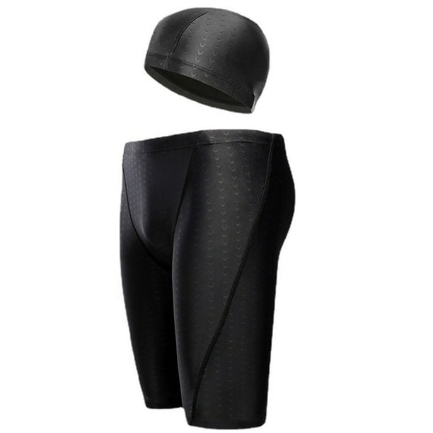 Mens Swim Jammers Endurance Long Racing Training Swimsuit With swimming cap Walmart.ca