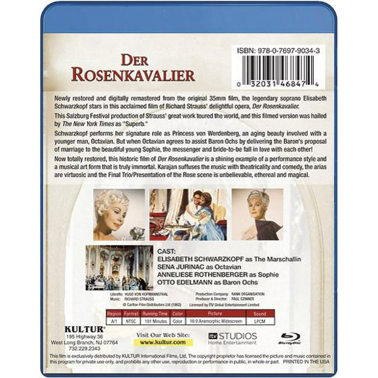 その他 Der Rosenkavalier: the Film [Blu-ray] [Import] Der Rosenkavalier: The Film (Blu-ray) - Walmart.com
