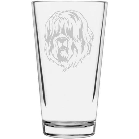 

Schapendoes Dog Themed Etched All Purpose 16oz Libbey Pint Glass