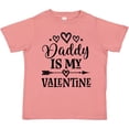 thumbnail image 3 of Inktastic Daddy is My Valentine Holiday Girls Toddler T-Shirt, 3 of 5