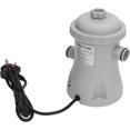 thumbnail image 3 of Aramox Swimming Pool Filter Pump 330GPH Pool Pump with 2 Filter Cartridges Multi Functional Circulation Filtration System for Above Ground Inflatable Pools (UK Plug), 3 of 5