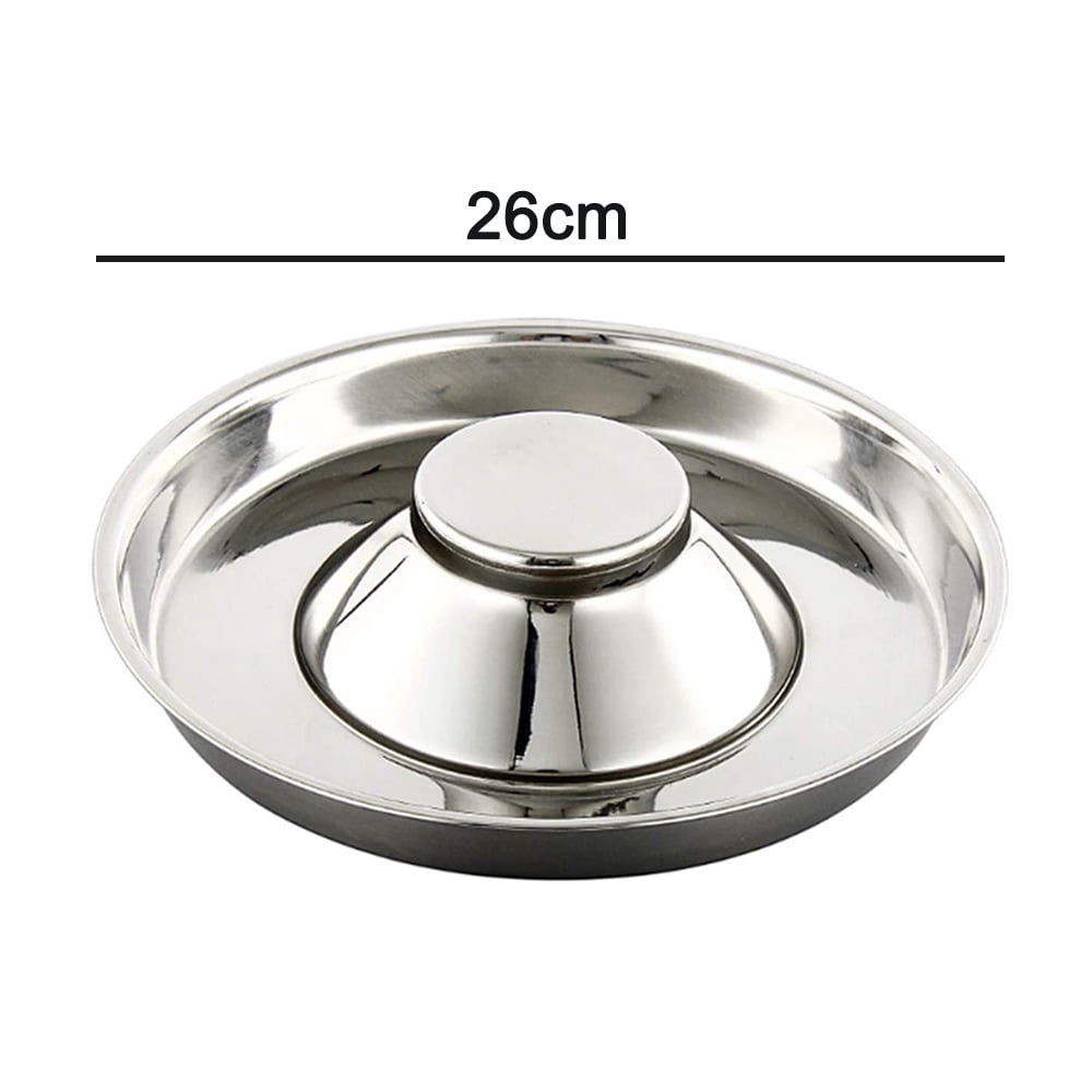 Paraugas Stainless Steel Dog Bowl  Hammered Puppy Litter Food Feeding Weaning for Puppy Food，Puppy Supplies，Stainless Dog Food Bowls， for Large Dogs, Pets Feeder Bowl and
