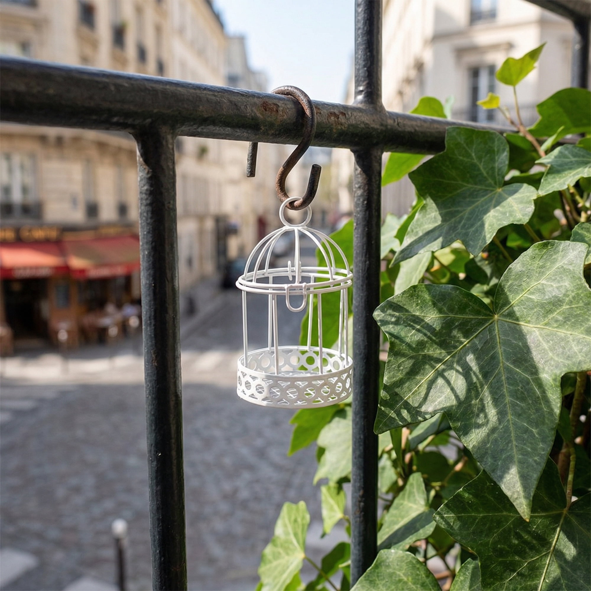 PENIKOKO 2pcs Bird Cage Decorative Vintage Iron Storage for Garden Party Use