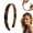 Tortoiseshell, variant on Tortoise Shell Headband Strong Hold Grip For Women, Lightweight Flexible Durable Non Slip Hair Band, 0.59in Thick 15.47in High 4.92in Wide, For Daily Styling Home Office Or Yoga (Tortoiseshell)