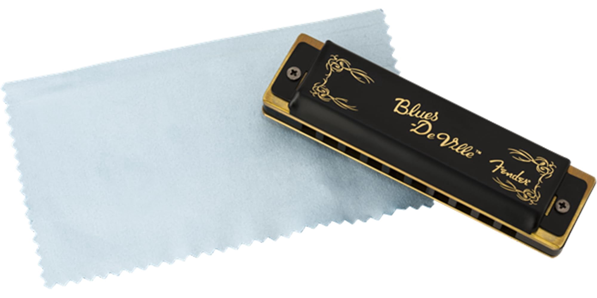 Fender Blues DeVille Harmonica - Key of B Flat w/ Austin Bazaar Instructional Manual