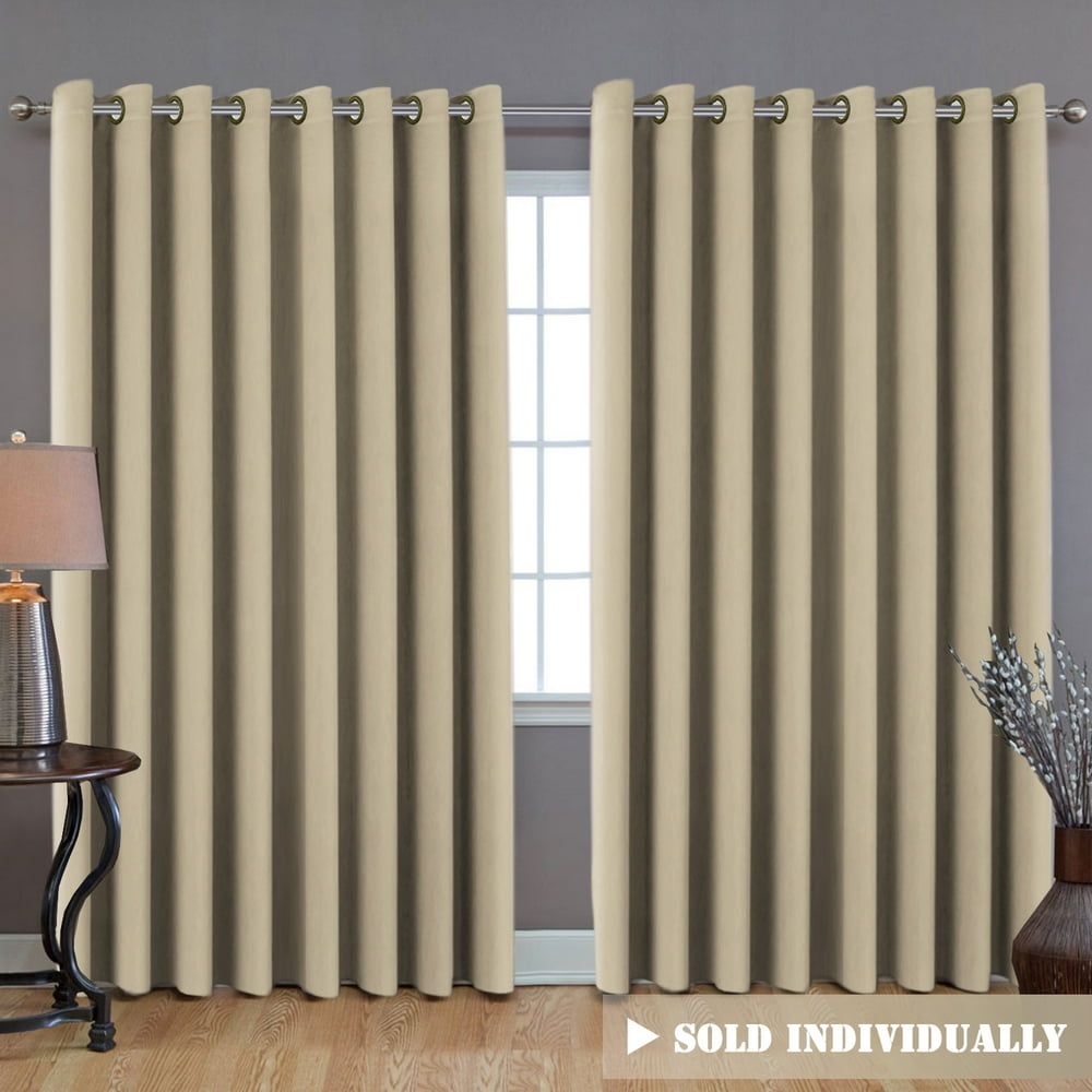 H.Versailtex Blackout Thermal Insulated Room Darkening Extra Long ...