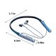 thumbnail image 4 of Auriculares Bluetooth, Auriculares inalámbricos, Auriculares Bluetooth metálicos de cuello con pantalla digital, Auriculares deportivos de cuello, Auriculares intraaurales universales inalámbricos par, 4 of 8