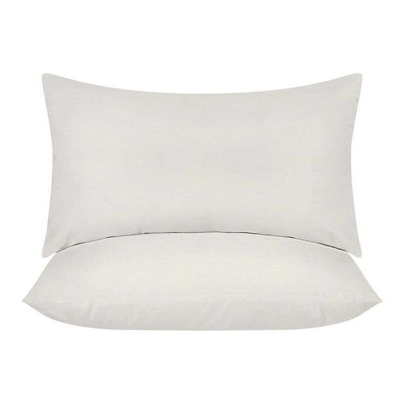 Covers&All Sunbrella Lumbar Pillows Set of 2, UV Fade resistant & Water Repellent Rectangle Lumbar Throw Pillows (Inserts with Covers) for Indoor Outdoor Use