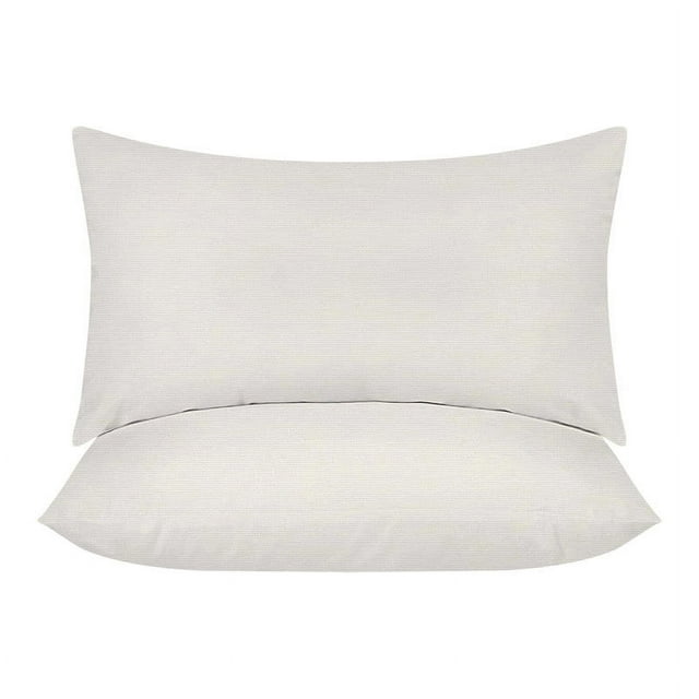Covers&All Sunbrella Lumbar Pillows Set of 2, UV Fade resistant & Water Repellent Rectangle Lumbar Throw Pillows (Inserts with Covers) for Indoor Outdoor Use