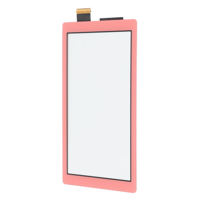 Pantalla táctil de cristal para Switch Lite, repuesto de panel frontal exterior, digitalizador de pantalla táctil de cristal para consola Switch Lite, color rosa