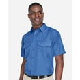 thumbnail image 2 of Harriton M580 Men's Key West Short Sleeve Performance Staff Shirt-POOL BLUE-2XL, 2 of 4
