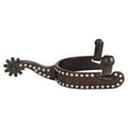 thumbnail image 2 of Schneiders Antiqued Brown Steel Spurs with Dots for Horses | Western Riding | Size Ladies, 2 of 4