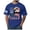 A112-Blue, variant on Tshirts Shirts for Men Big and Tall Men's Power Cotton Blend Short Sleeve T Shirts,Size S