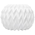 thumbnail image 1 of White Paper Folding Origami Lampshade for Home Decor Simple Design Hanging Light Cover 7 inch, 1 of 9