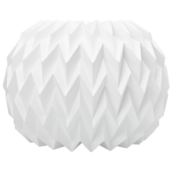 Miangastore Abat-Jour Suspendu Lanterne Origami Papier Blanc 1Pcs 15.7x15.7 Po