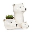 thumbnail image 2 of Linen Chest Polar Bear Planter, 2 of 2