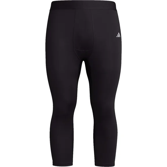 adidas Mens Techfit 3/4 Tights Pants (Black, Medium)
