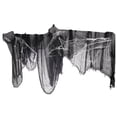 thumbnail image 2 of Halloween Decorations, Kabnic Halloween Gauze - Black Creepy Cloth for Indoor & Outdoor Halloween Decor, Haunted Houses, Gardens, Front Doors & Spider Web Decorations, 85"W x 98"L, 2 of 8