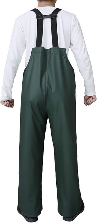 RainRider Rain Pants for Men Women Waterproof Rain Gear Bib Overalls Trousers for Fishing Hunting(Dark Green,Medium)