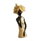 thumbnail image 3 of Estatua de mujer africana, escultura, regalo de cumpleaños, adorno decorativo de mesa, resina. Longitud 85 cm, 3 of 9