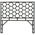 thumbnail image 2 of bali & pari Revonda Bohemian Black Rattan Queen Size Standalone Headboard, 2 of 6