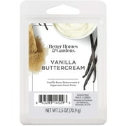Vanilla Buttercream Scented Wax Melts, Better Homes & Gardens, 2.5 oz (1-Pack)