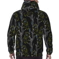 thumbnail image 7 of Wukai Lilies Flowers Print Men Hoodies Fleece Sweatshirts Long Sleeve Sweaters Pullover Fall Outfits Winter Clothes-Medium, 7 of 7