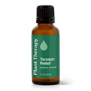 Plant Therapy Tension Relief Essential Oil Blend 30 mL (1 oz) 100% Pure, Undiluted, Natural Atomatherapy