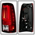 thumbnail image 3 of Spyder Chevy Silverado 1500/2500 03-06 ( Does Not Fit Stepside ) Version 2 LED Tail Lights - Red Clear Fits select: 2003-2007 CHEVROLET SILVERADO, 3 of 7